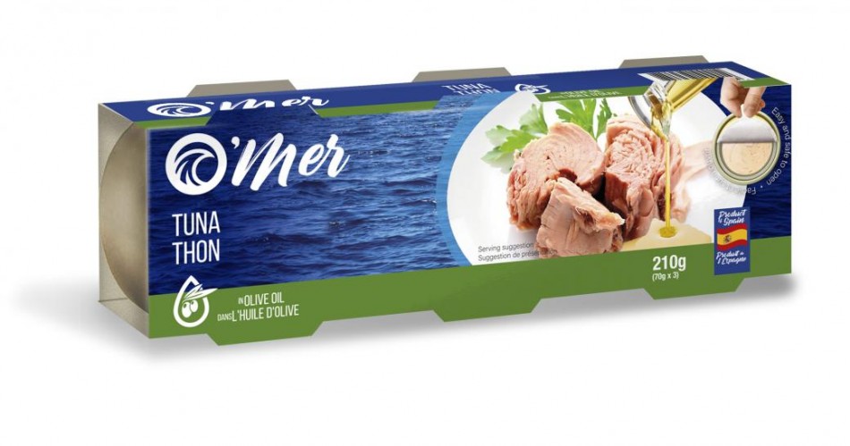 O'MER TUNA IN OLIVE OIL PACK OF 3 