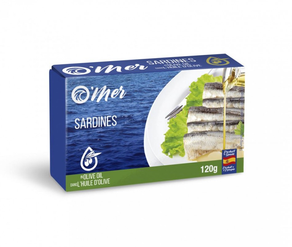 O'MER SARDINES IN OLIVE OIL