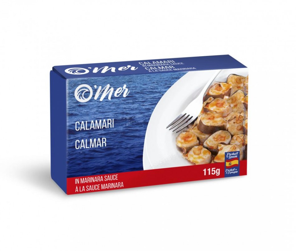 O'MER CALAMARI IN MARINARA SAUCE