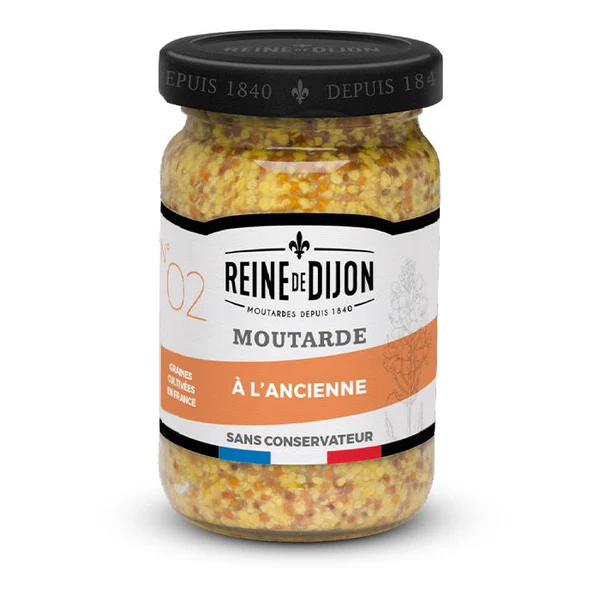 REINE DE DIJON MOUTARDE A L'ANCIENNE